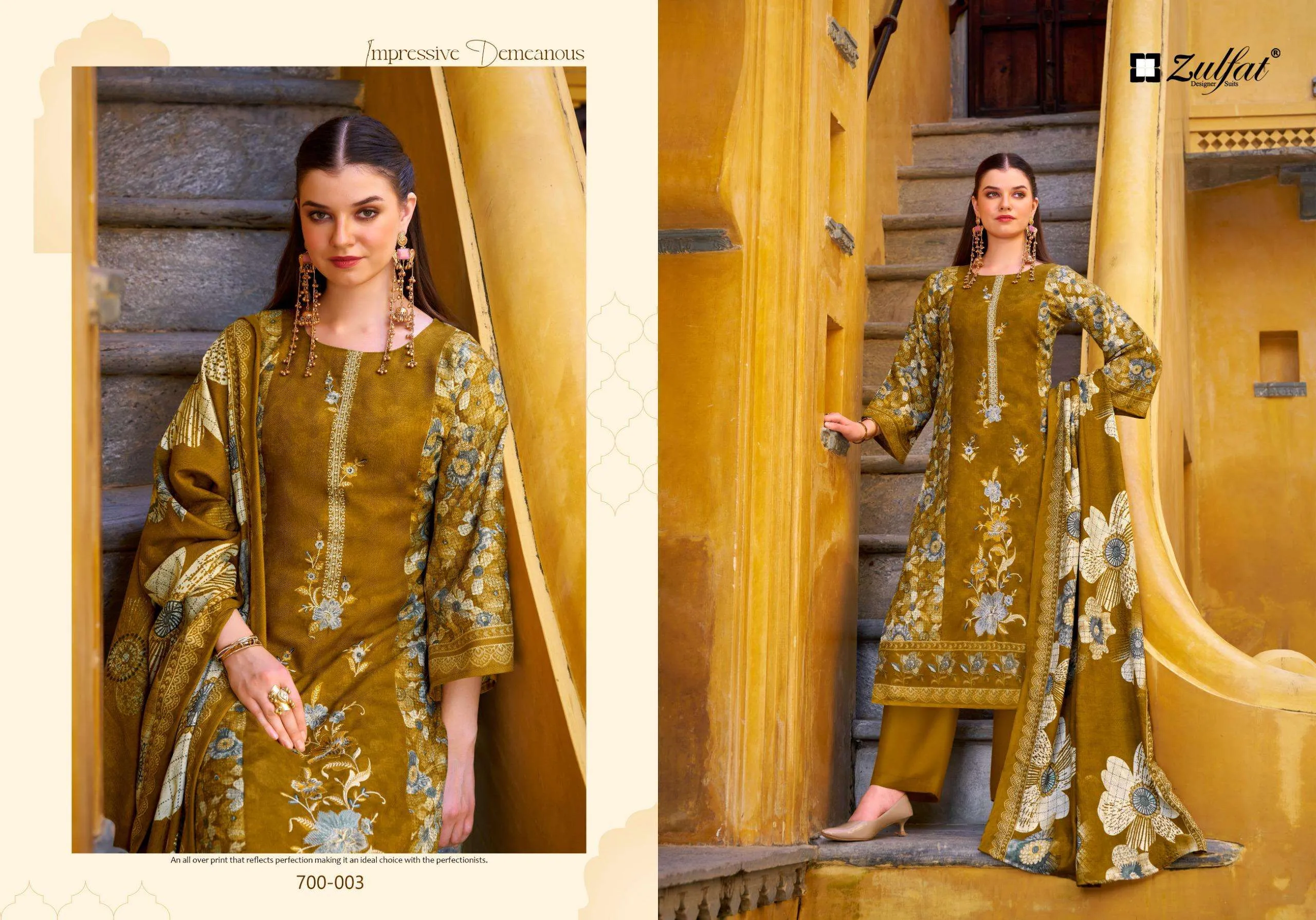 Zulfat Designer Suits Meenakaari - Image 4