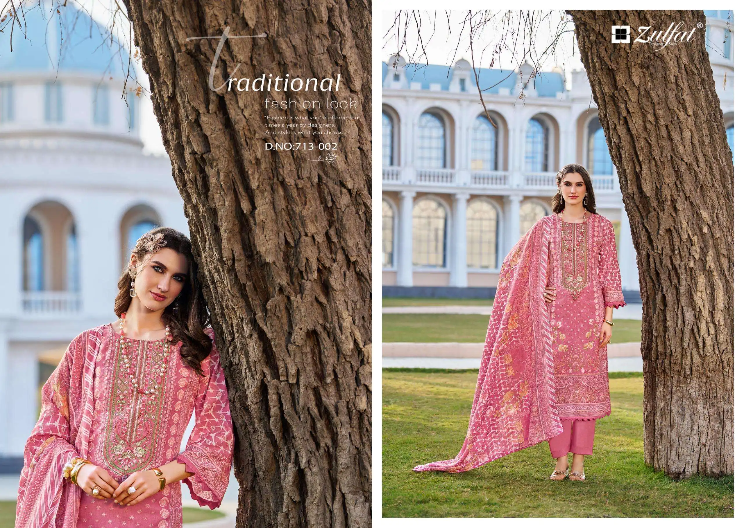 Zulfat Designer Suits Sana Safina Vol 3 - Image 3