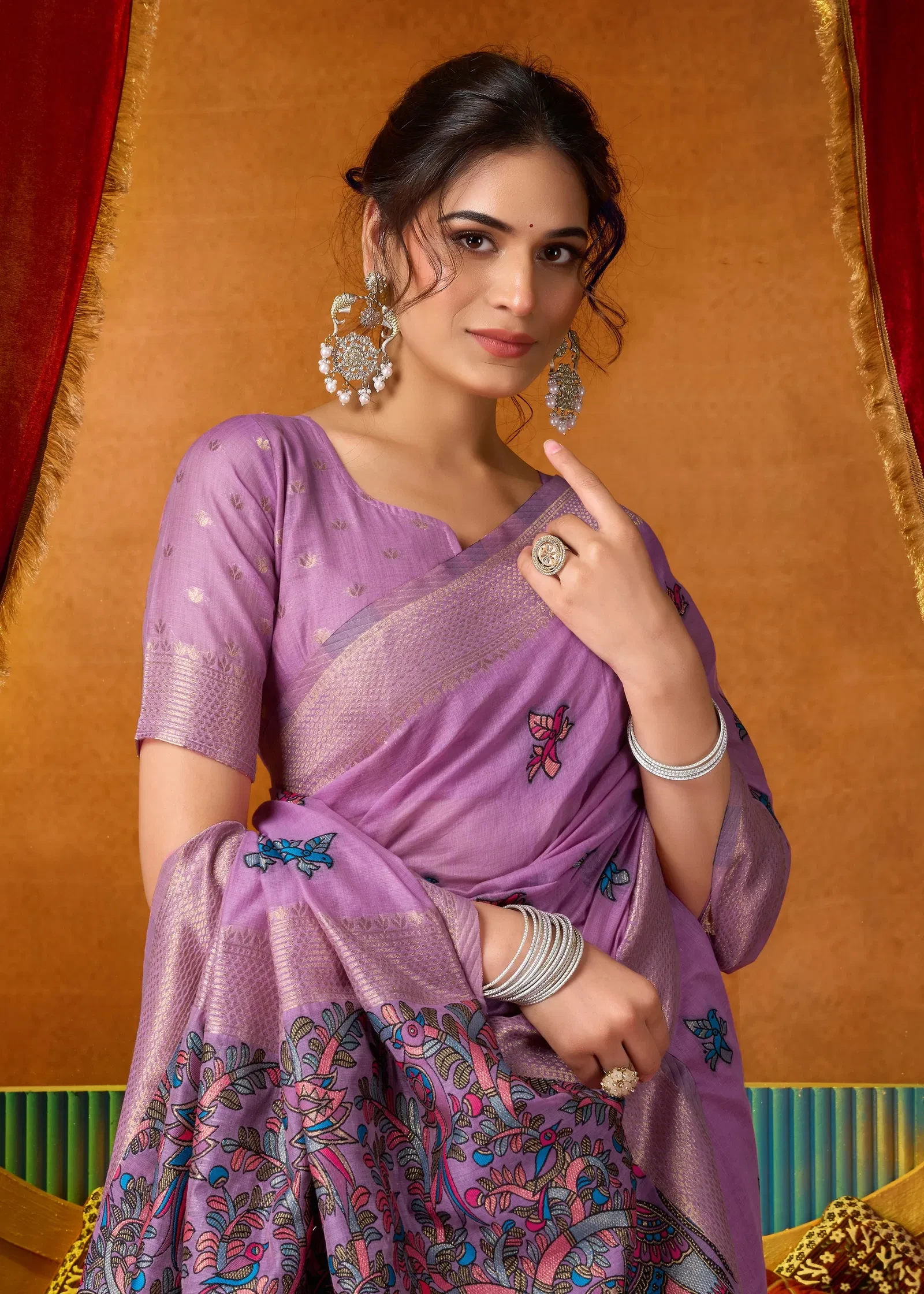Gobuni Shruti Vol 2 Modal Katha Work with Mina Saree Collection - Image 5