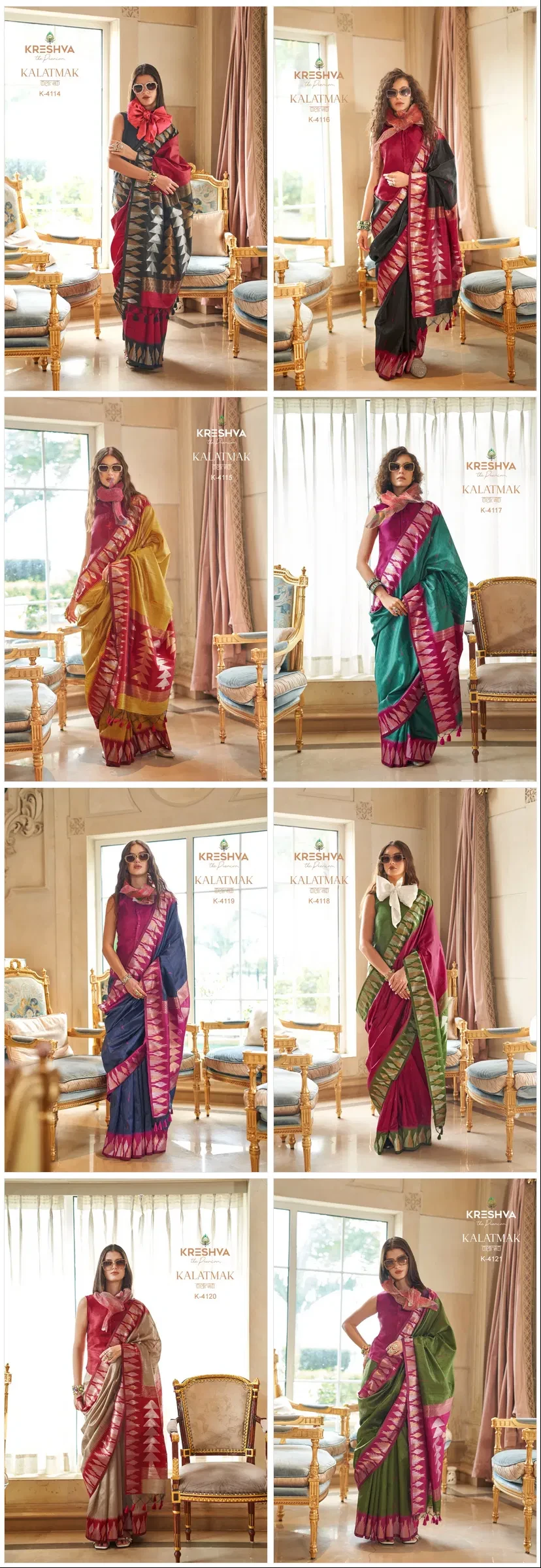 Kreshva Kalatmak Silk with Traditional Wear Saree Collection - Image 10