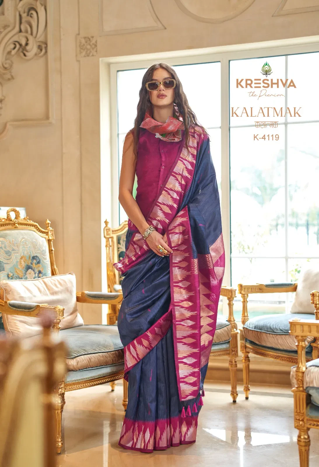 Kreshva Kalatmak Silk with Traditional Wear Saree Collection - Image 6