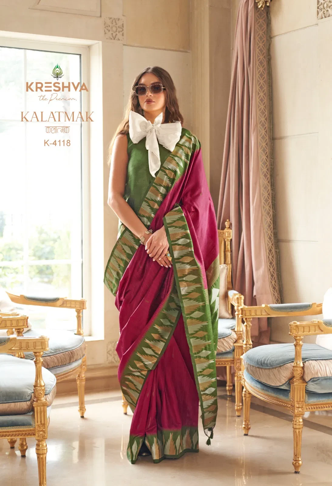 Kreshva Kalatmak Silk with Traditional Wear Saree Collection - Image 7