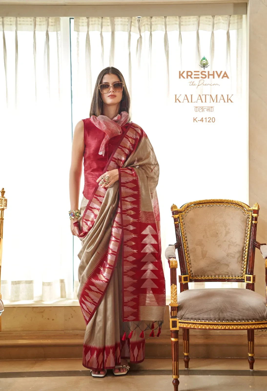 Kreshva Kalatmak Silk with Traditional Wear Saree Collection - Image 8
