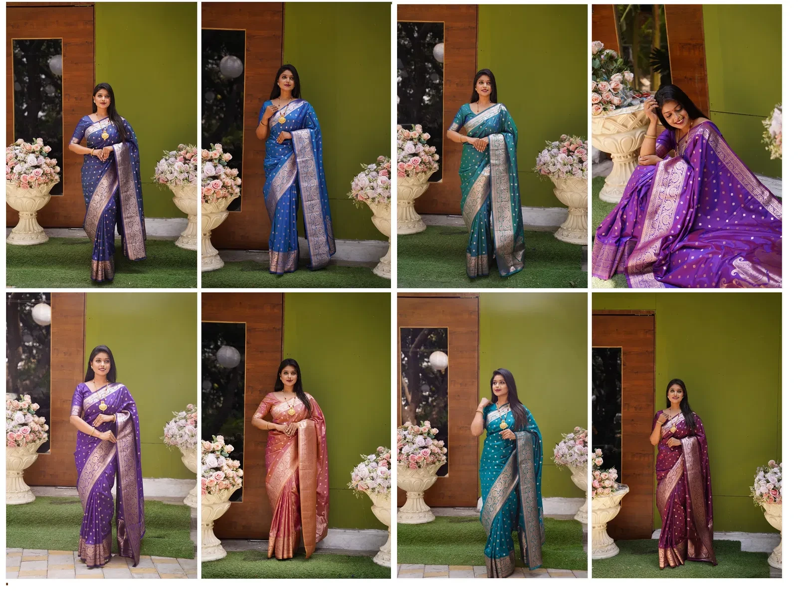 Mb 1132 Banarasi Silk Zari Weaving Saree Collection - Image 10