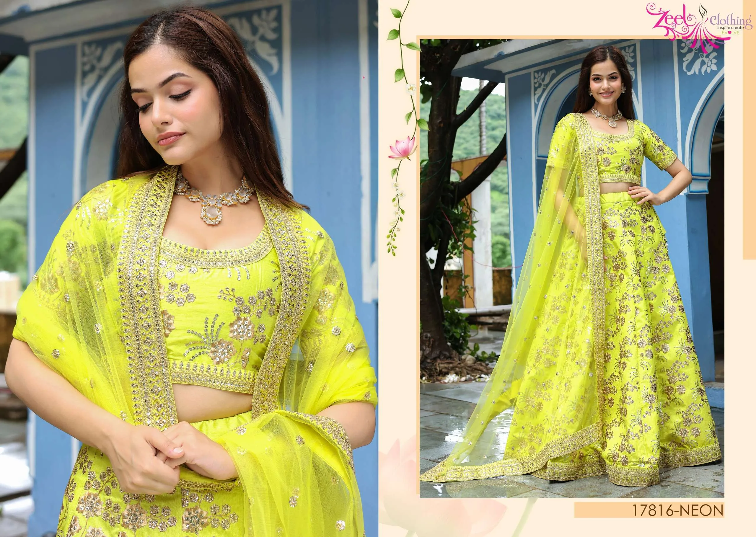 Zeel Clothing Lehenga Choli Vol 29 - Image 7