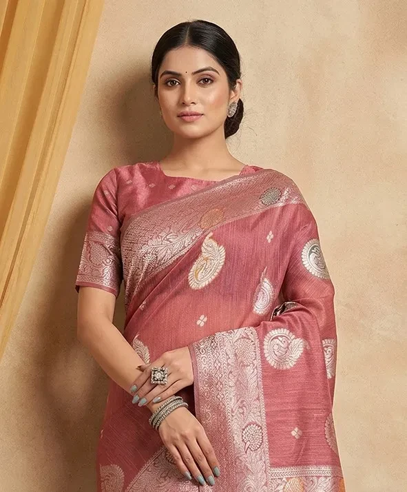 Ast Riwaaz Linen Cotton Festival Wear Saree Collection