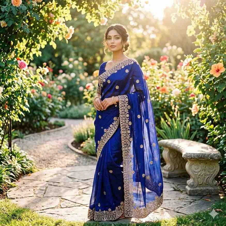 Ds 766 Space Silk Sequence Cutdana Worked Designer Saree Collection