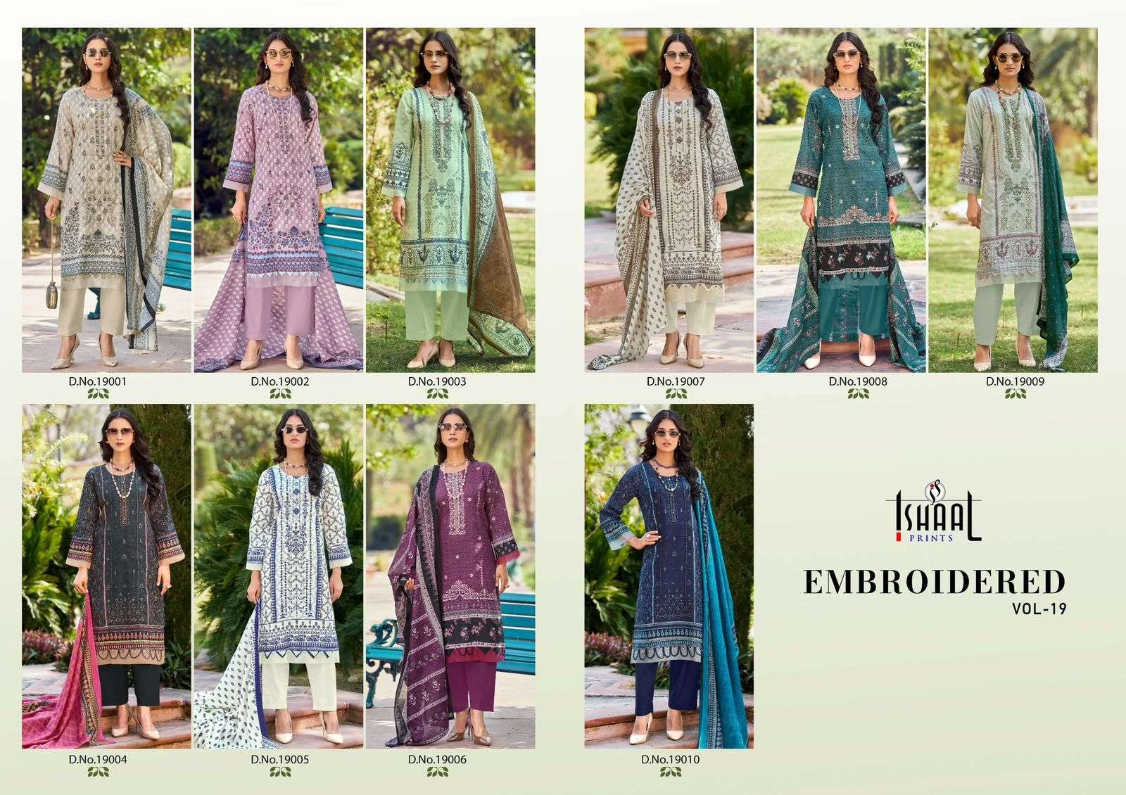 Ishaal Prints Embroidered Vol 19 - Image 3