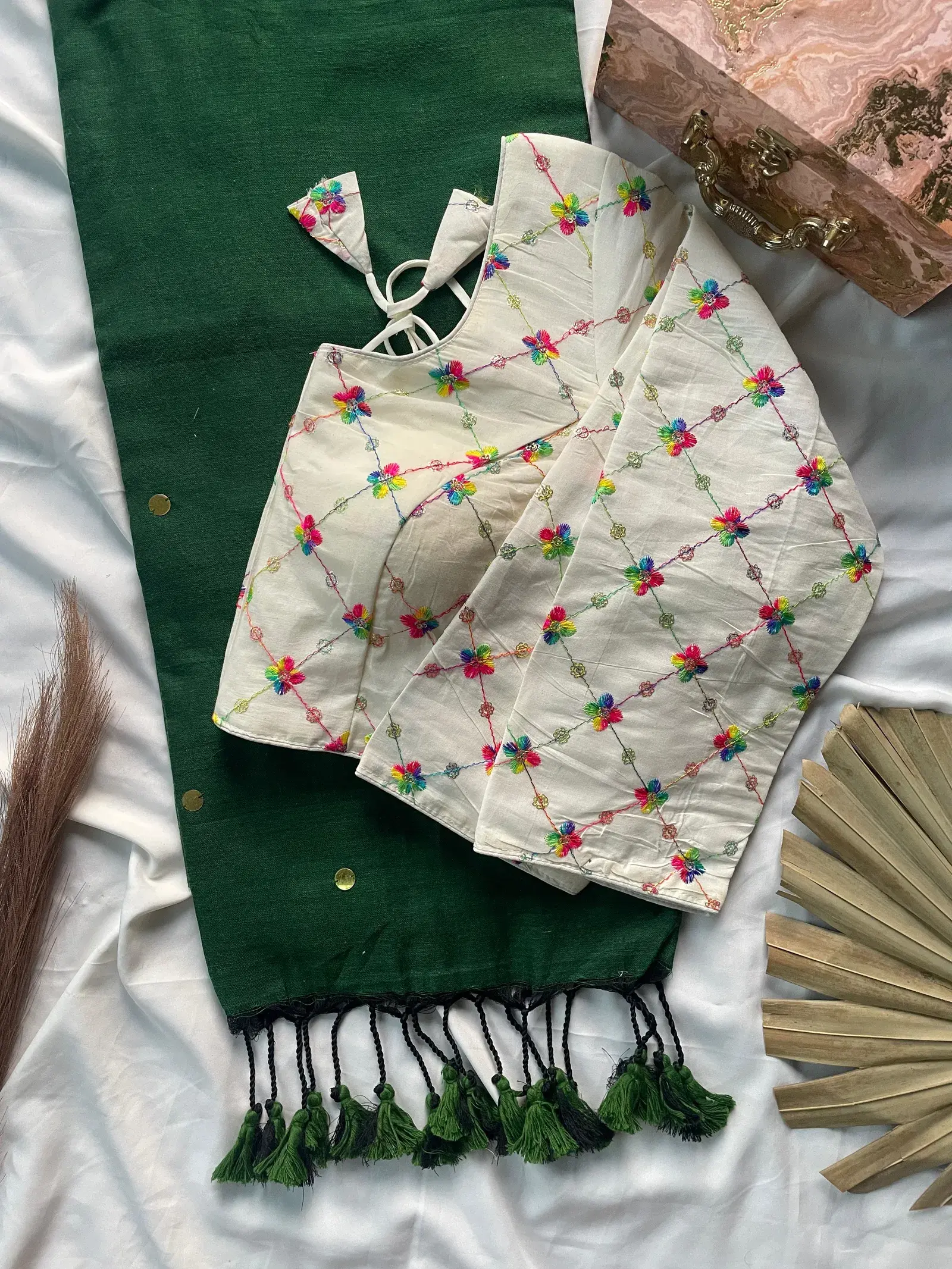 Khadi Vol 9 Cotton with Sequence Work Saree Blouse Collection