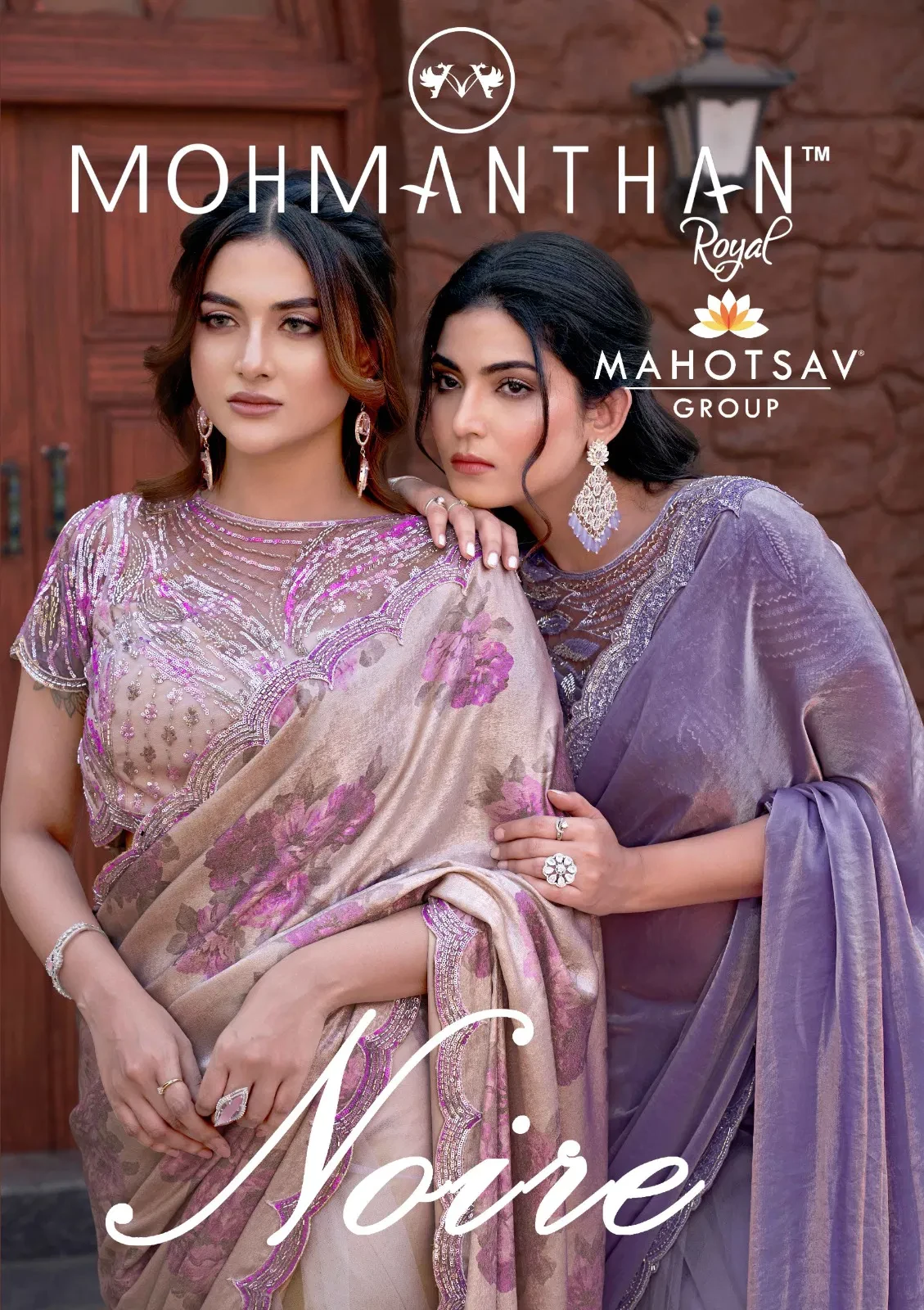 Mahotsav Mohmanthan 25400 Noire Armani Tulle with Stone Worked Saree Collection