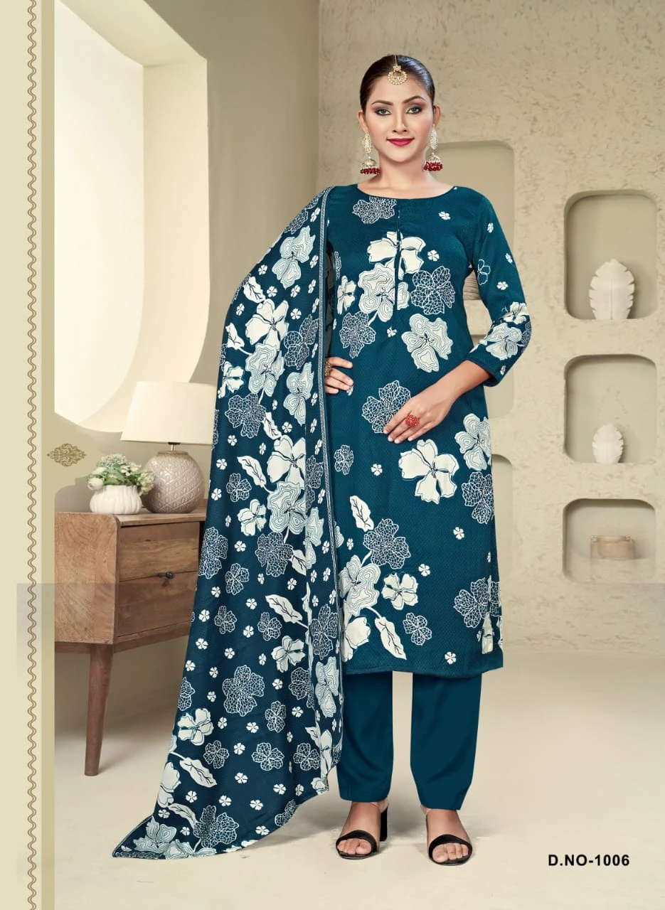 SAT Pashmina Shwal Suit Vol 15 - Image 10