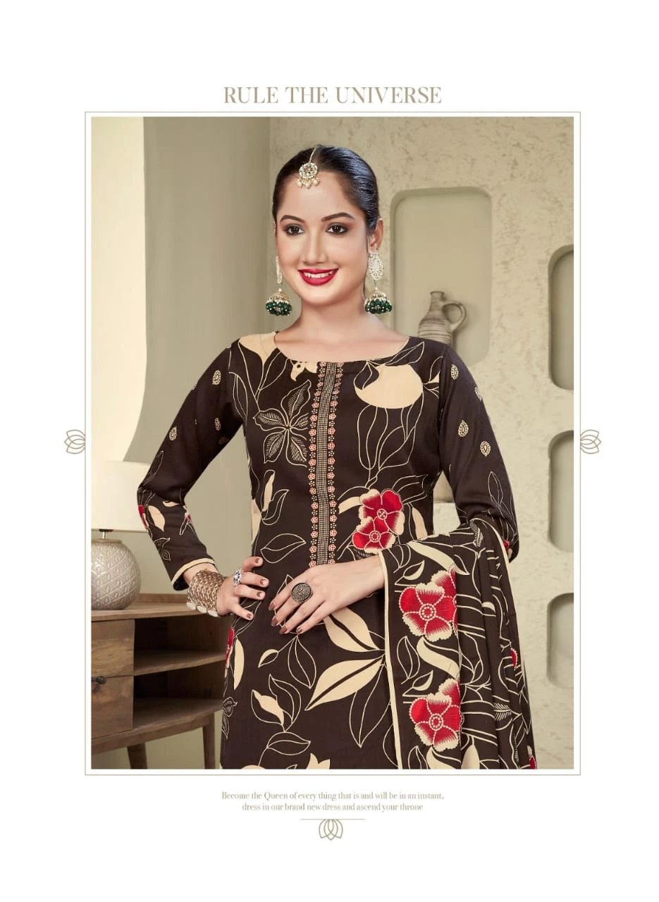 SAT Pashmina Shwal Suit Vol 15 - Image 11