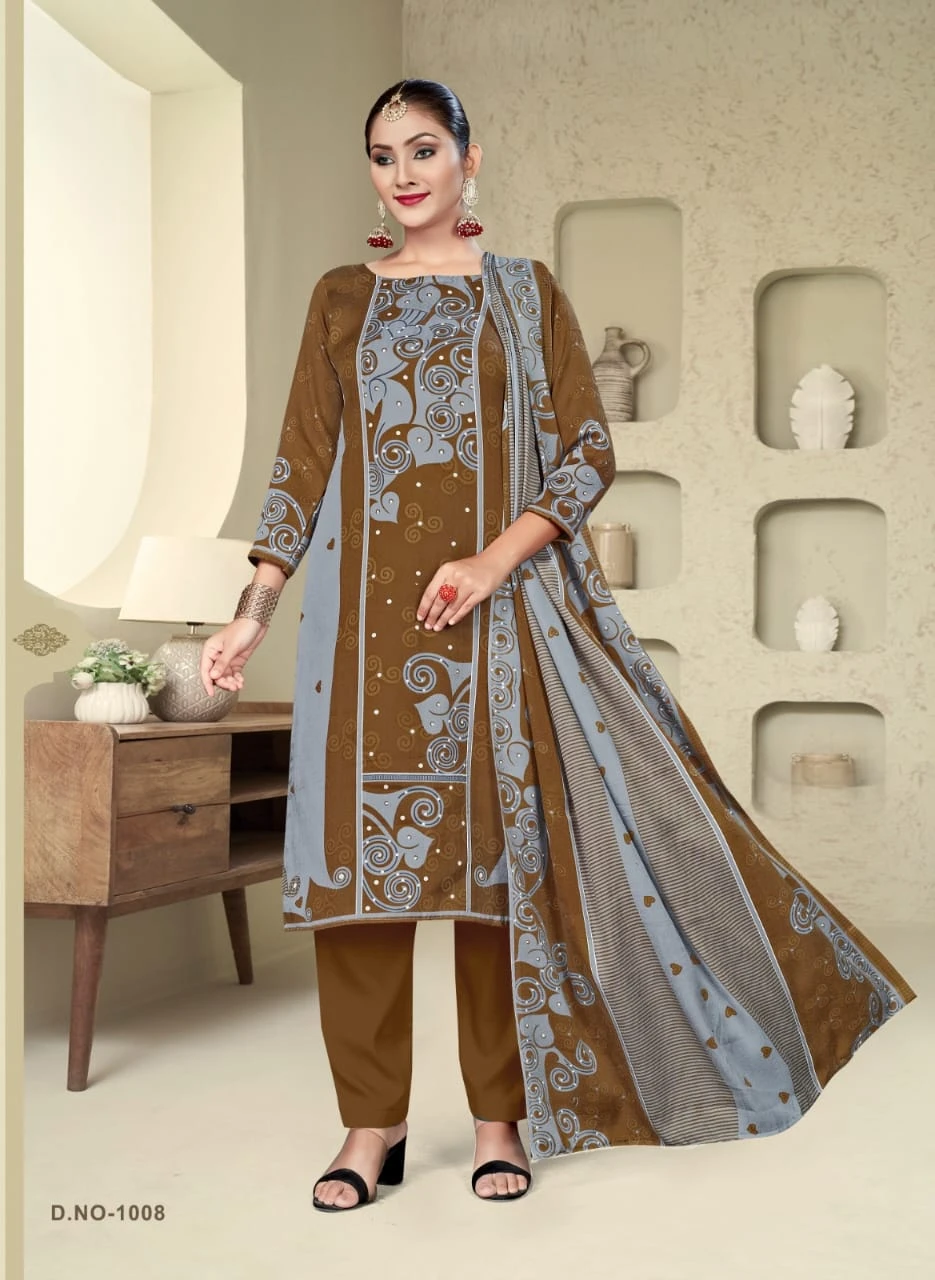 SAT Pashmina Shwal Suit Vol 15 - Image 12