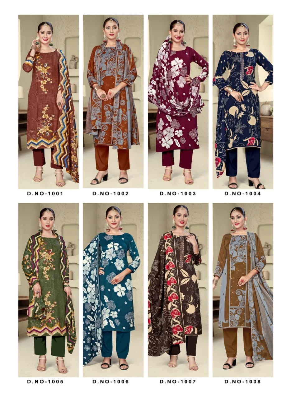 SAT Pashmina Shwal Suit Vol 15 - Image 13