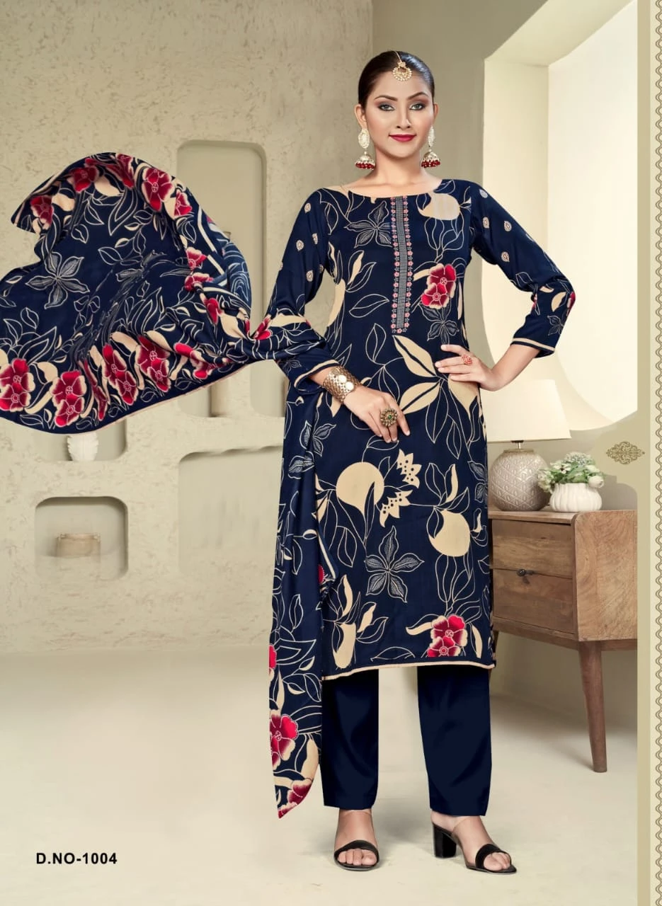 SAT Pashmina Shwal Suit Vol 15 - Image 3