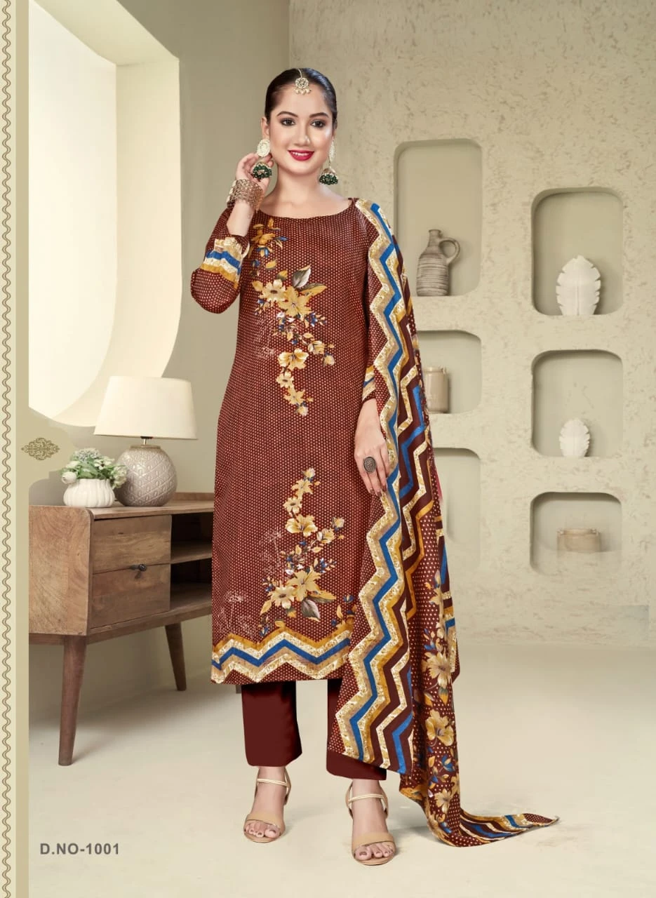 SAT Pashmina Shwal Suit Vol 15 - Image 5