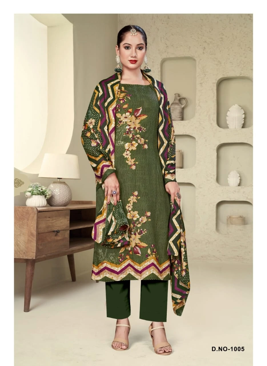 SAT Pashmina Shwal Suit Vol 15 - Image 9