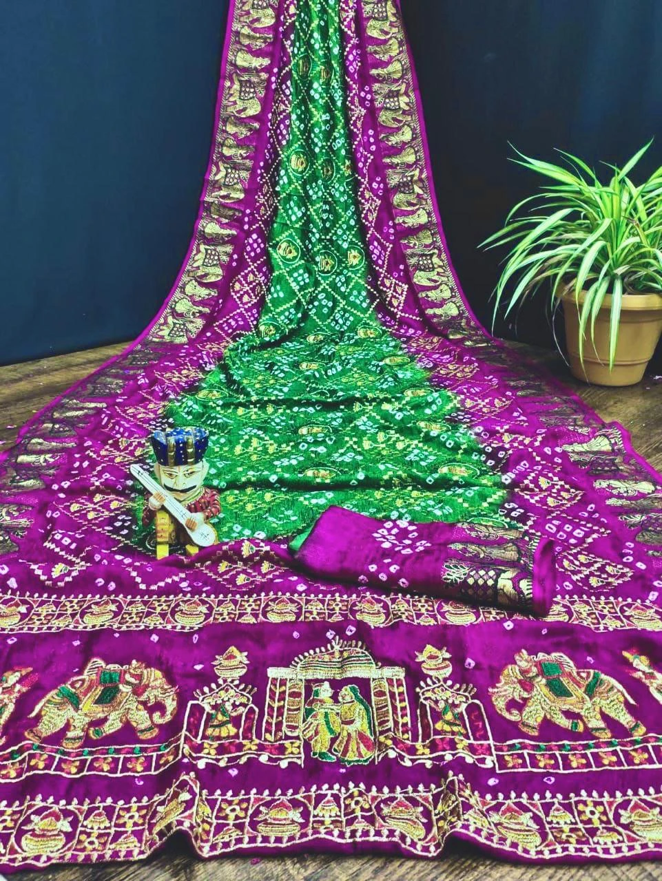 Sb Bandhej a Bandhej Silk Wedding Saree Collection - Image 7