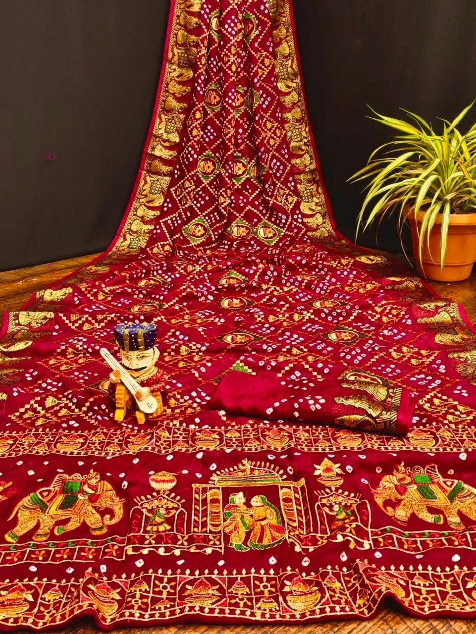 Sb Bandhej a Bandhej Silk Wedding Saree Collection - Image 9