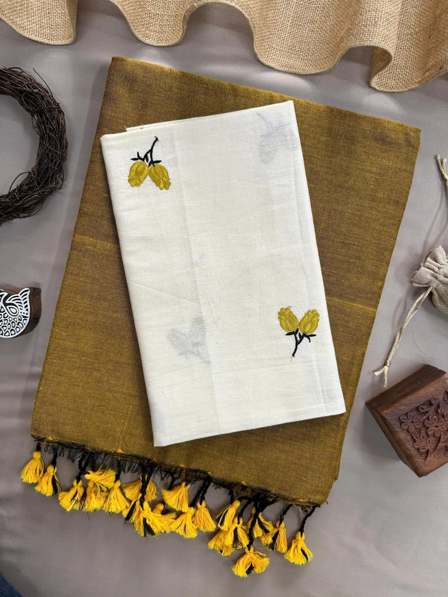 Sccf Boom W Khadi Cotton Fancy Saree Collection