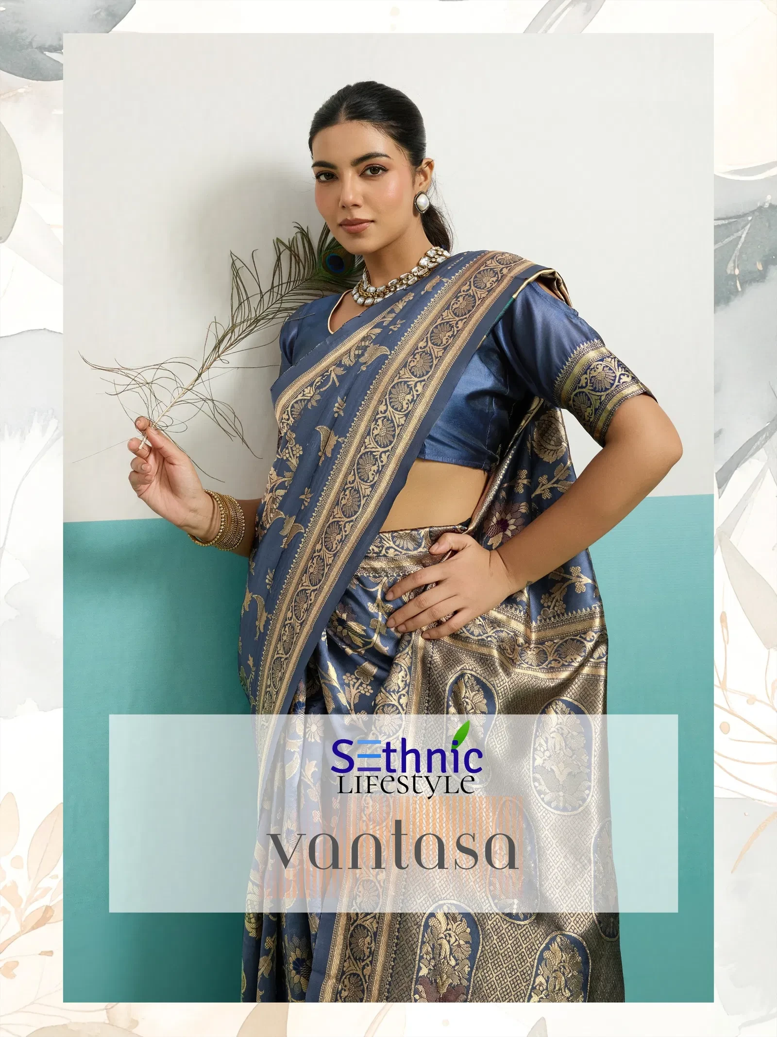 Sethnic Vantasa Woven Banarasi Silk Traditional Saree Collection