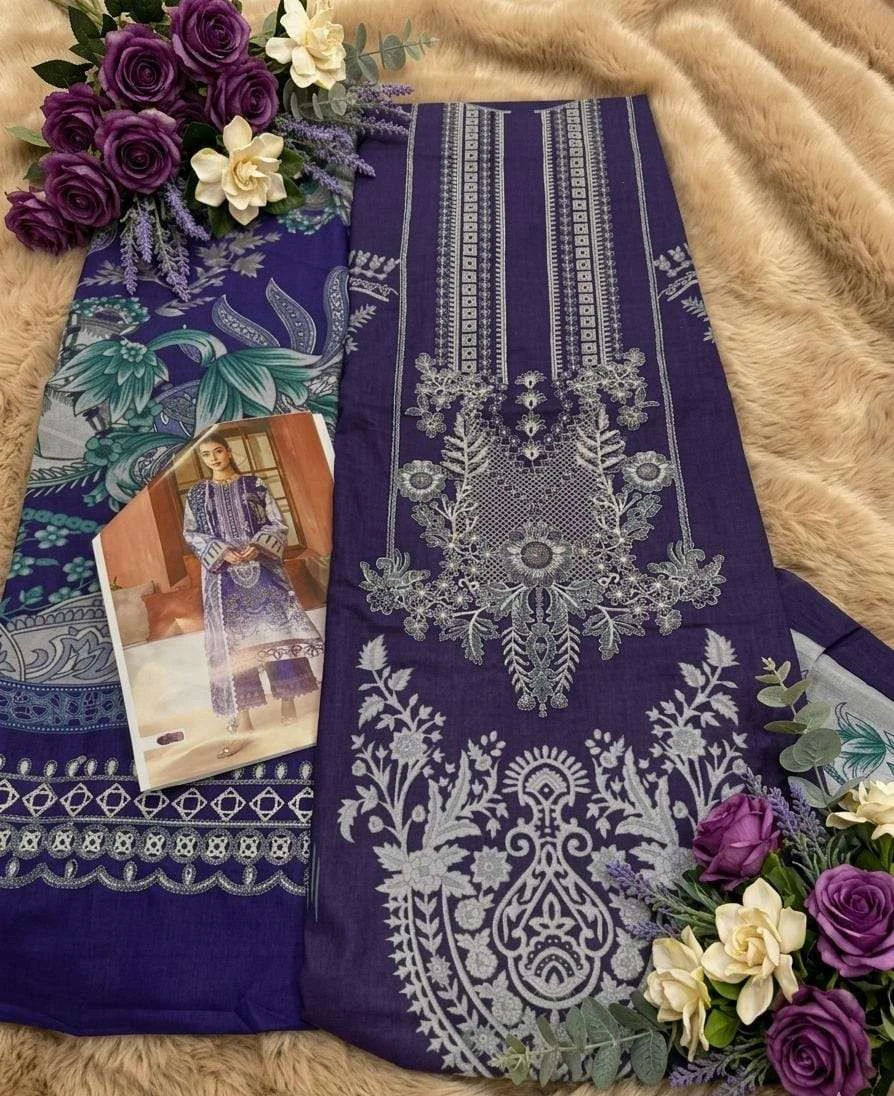 Shree Fab Needle Wonder Lawn Collection Vol 3 - Image 11