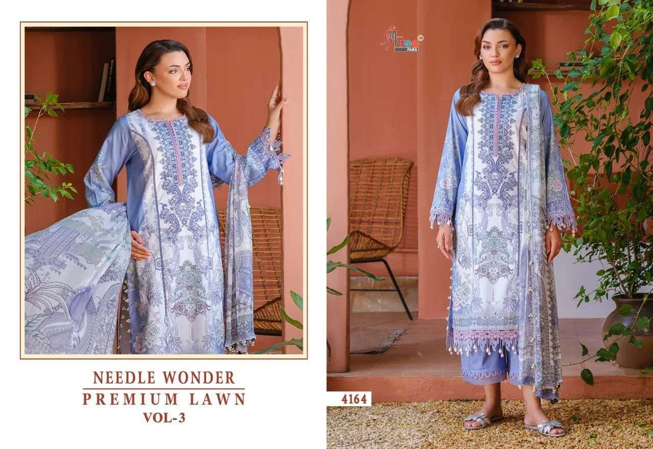 Shree Fab Needle Wonder Lawn Collection Vol 3 - Image 4