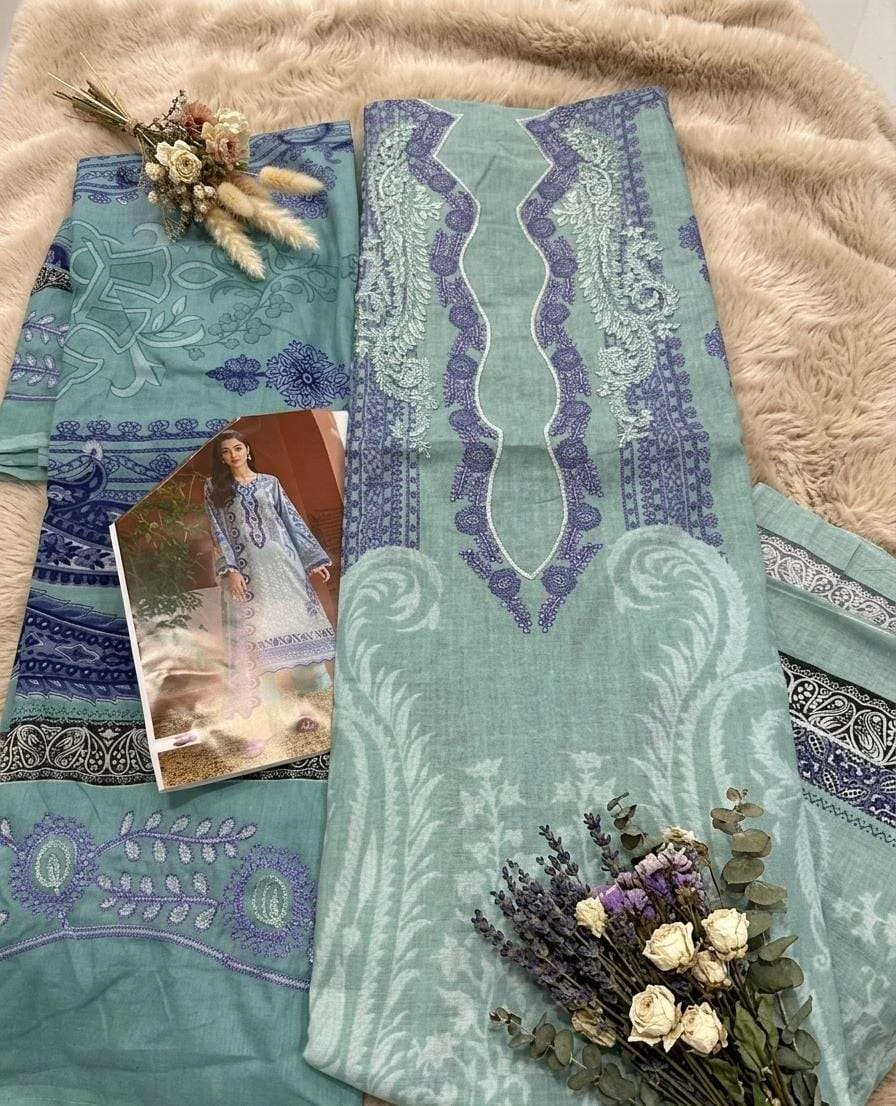 Shree Fab Needle Wonder Lawn Collection Vol 3 - Image 5