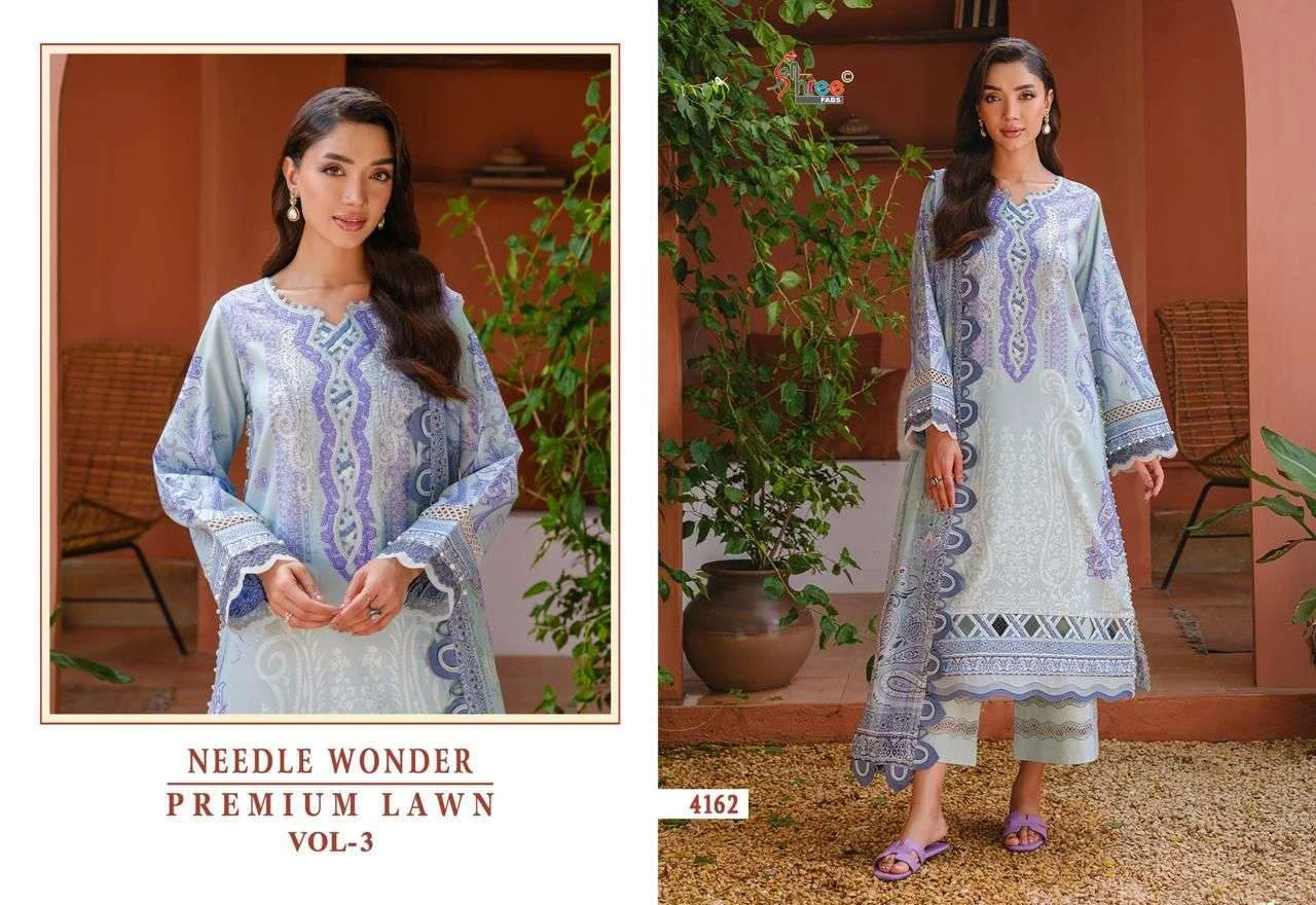 Shree Fab Needle Wonder Lawn Collection Vol 3 - Image 6