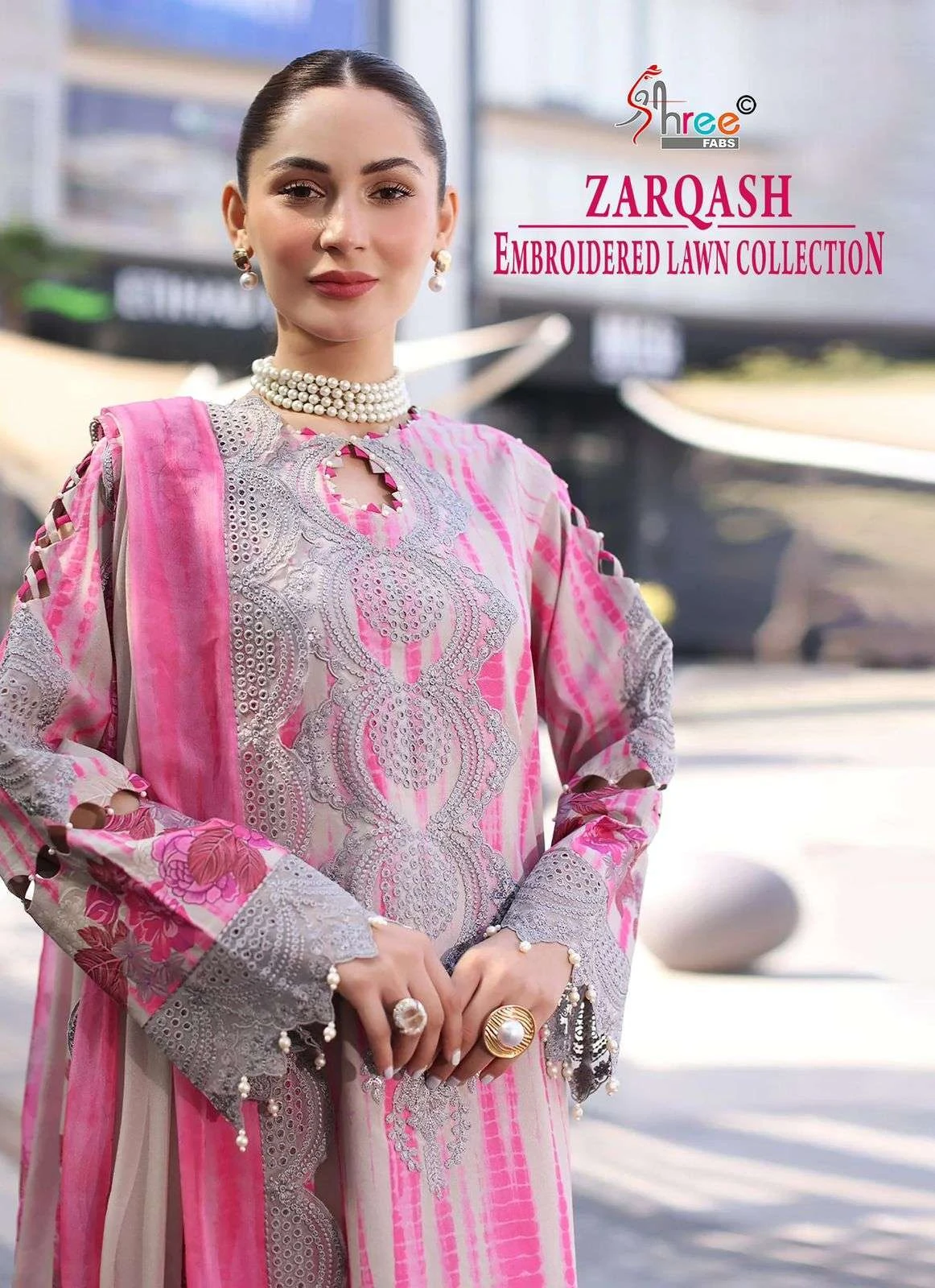 Shree Fabs Zarqash Embroidered Lawn Collectrion