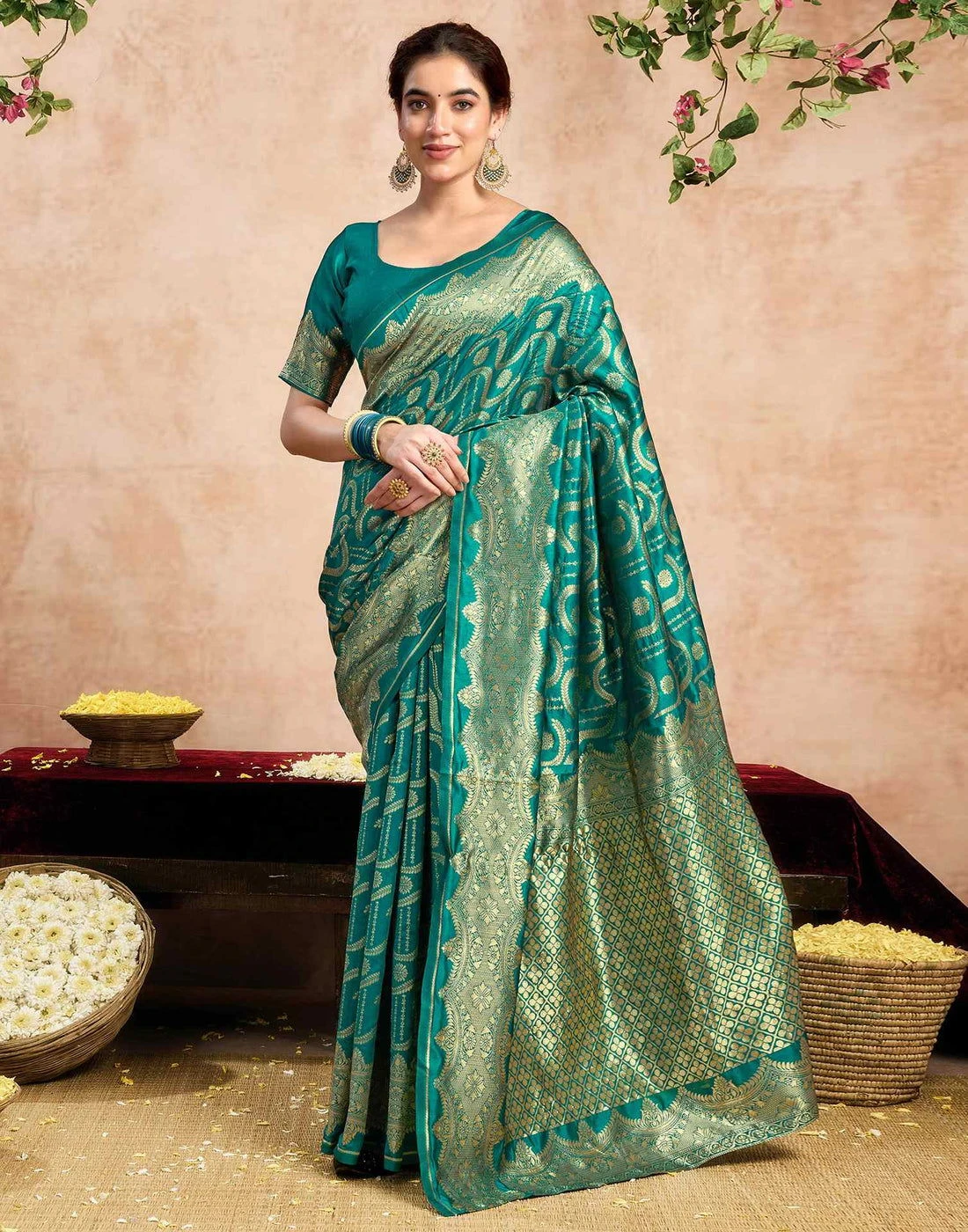 Sm Pari 229 Silk Woven Work Festival Saree Collection - Image 10