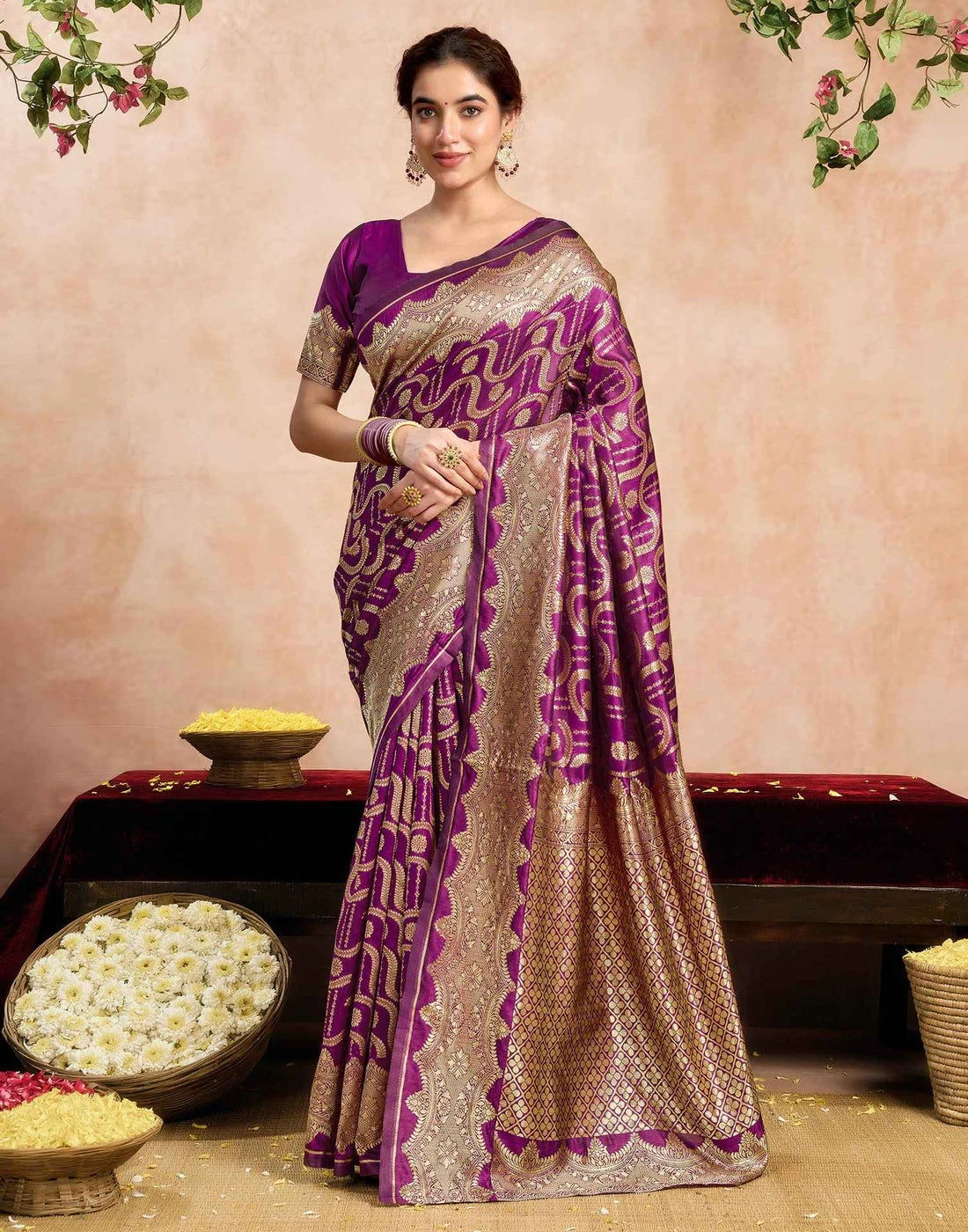 Sm Pari 229 Silk Woven Work Festival Saree Collection - Image 15