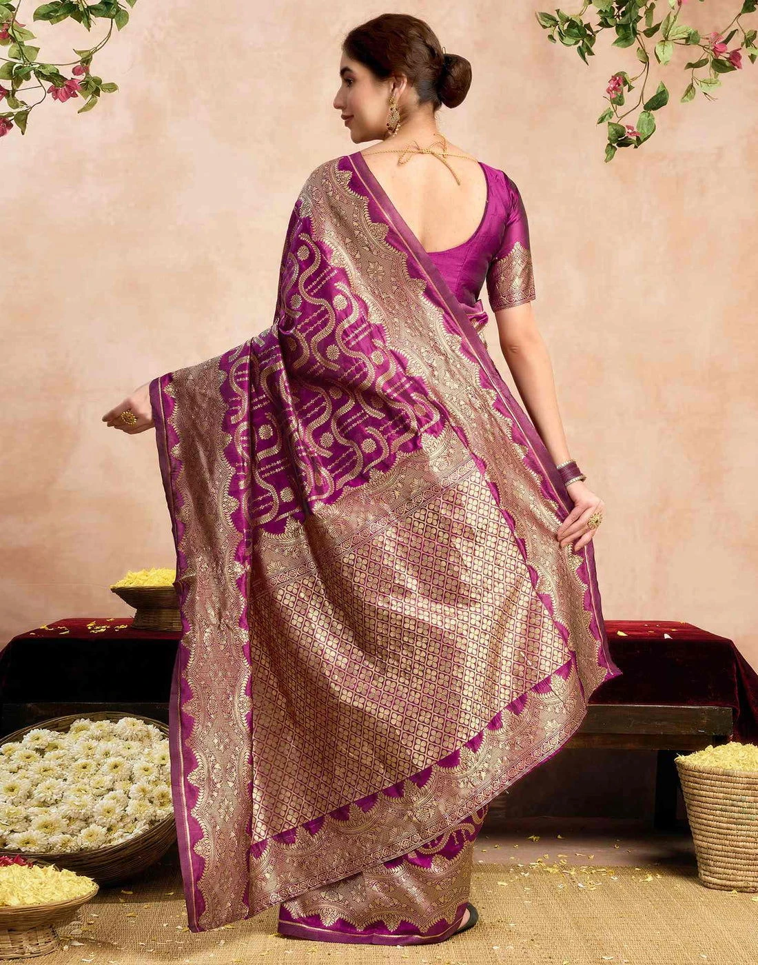 Sm Pari 229 Silk Woven Work Festival Saree Collection - Image 16