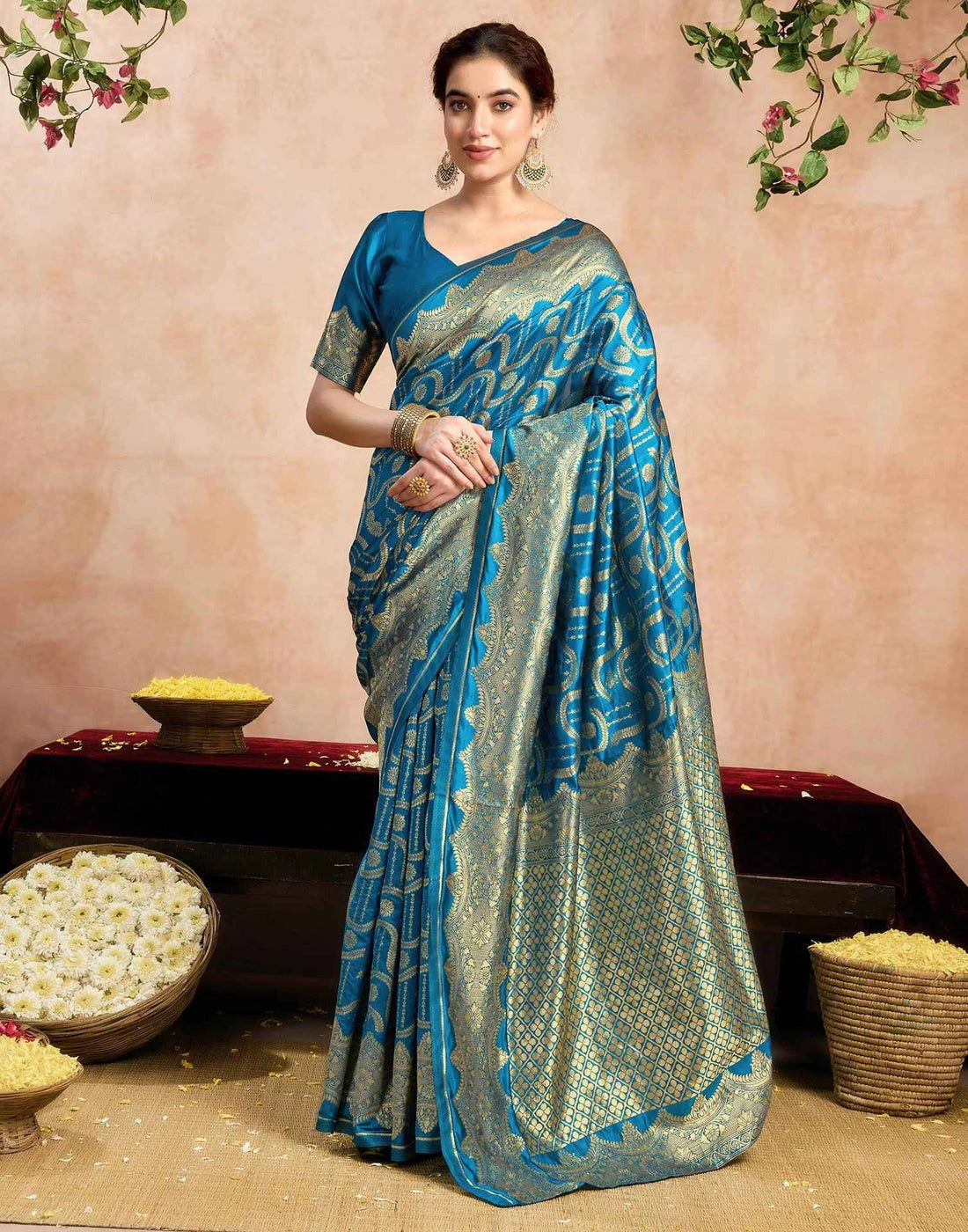 Sm Pari 229 Silk Woven Work Festival Saree Collection - Image 20