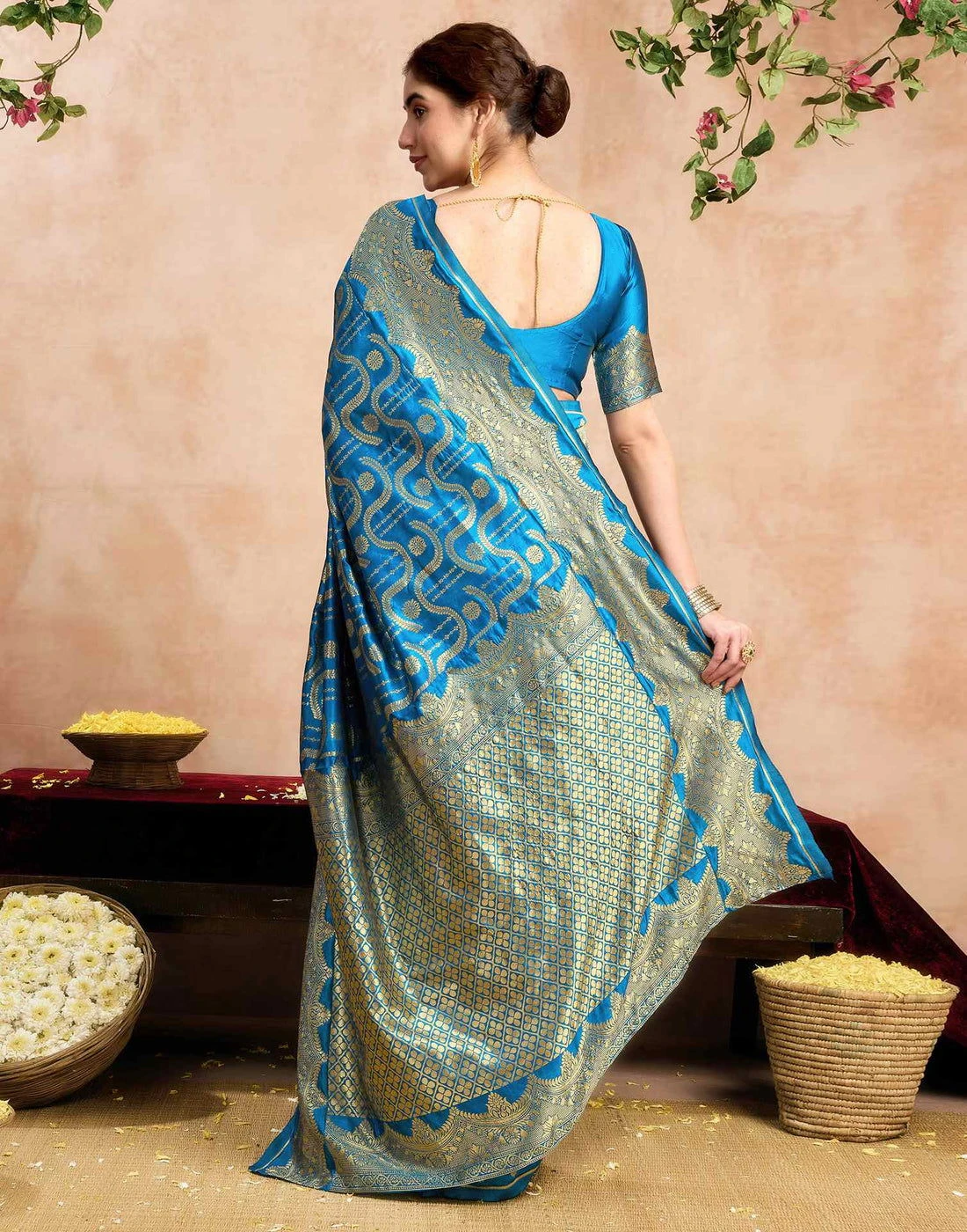 Sm Pari 229 Silk Woven Work Festival Saree Collection - Image 21