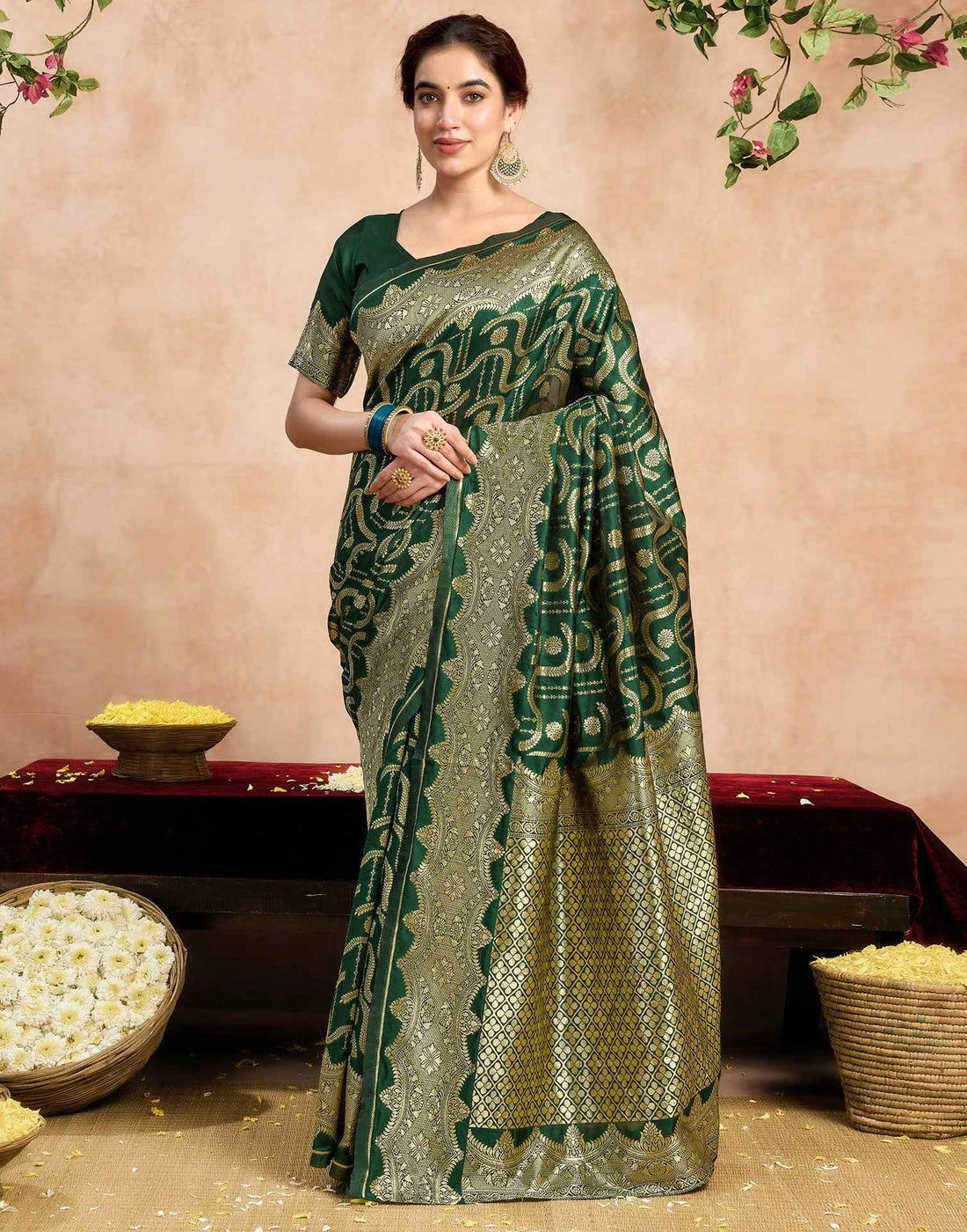 Sm Pari 229 Silk Woven Work Festival Saree Collection - Image 23