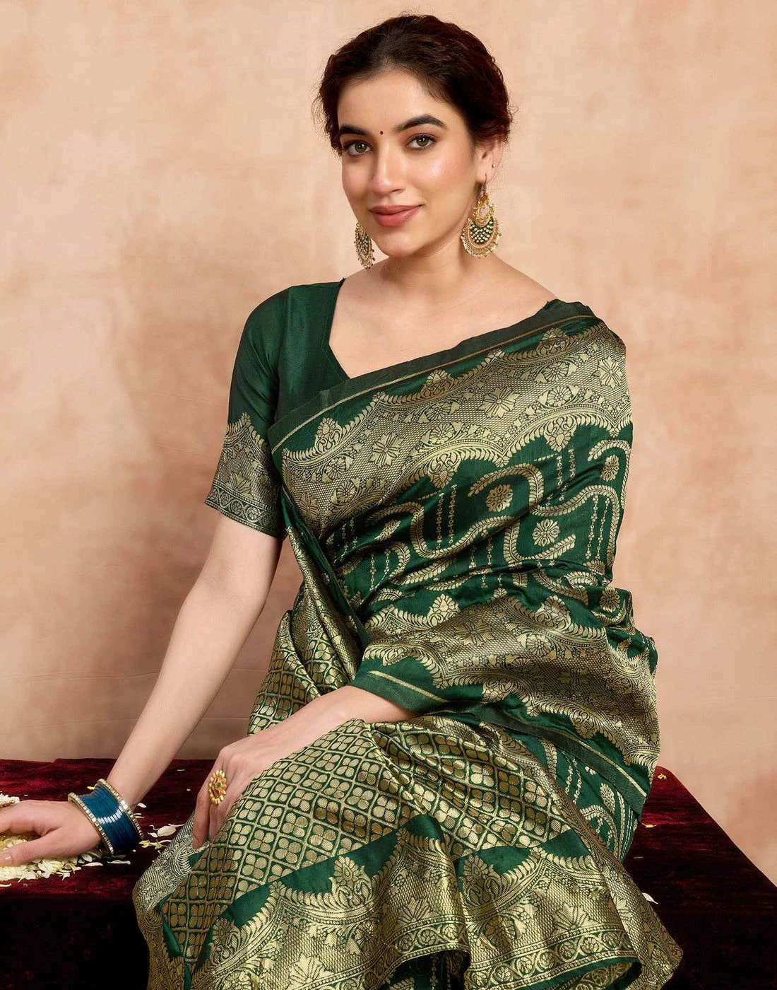 Sm Pari 229 Silk Woven Work Festival Saree Collection - Image 25
