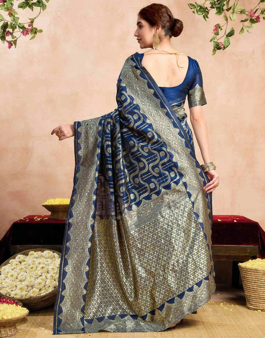 Sm Pari 229 Silk Woven Work Festival Saree Collection - Image 6