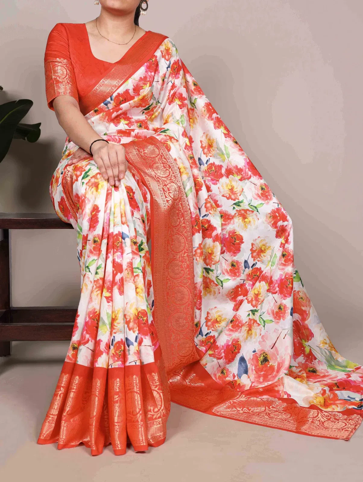 Taraa L 7058 Tasar Silk Printed Casual Wear Saree Collection