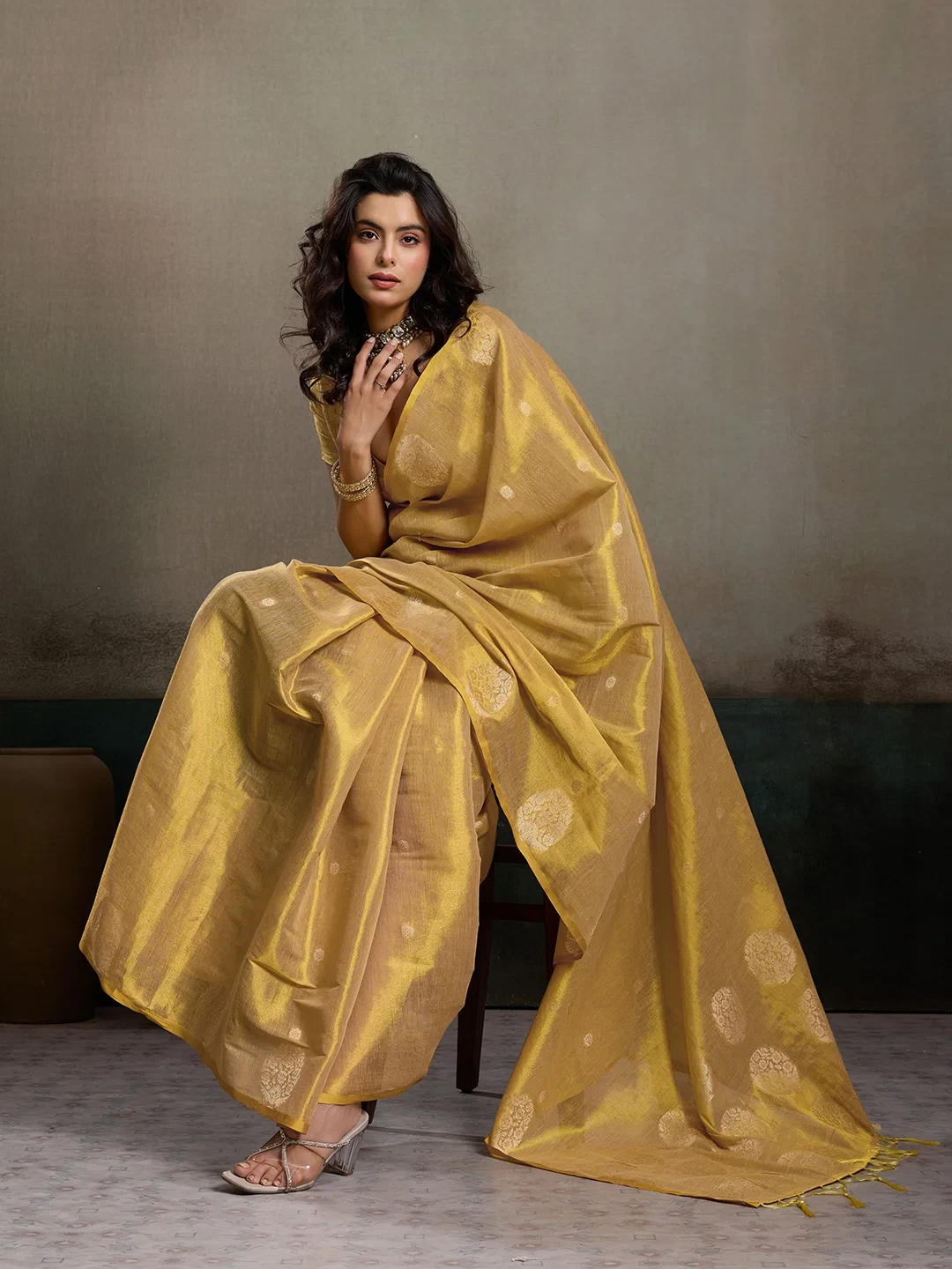 Ast Priyanshi Soft Tissue Silk Zari Worked Party Wear Saree Collection - Image 13