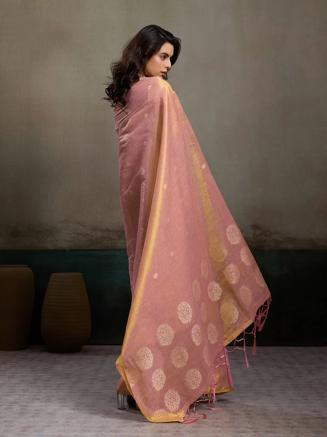 Ast Priyanshi Soft Tissue Silk Zari Worked Party Wear Saree Collection - Image 4