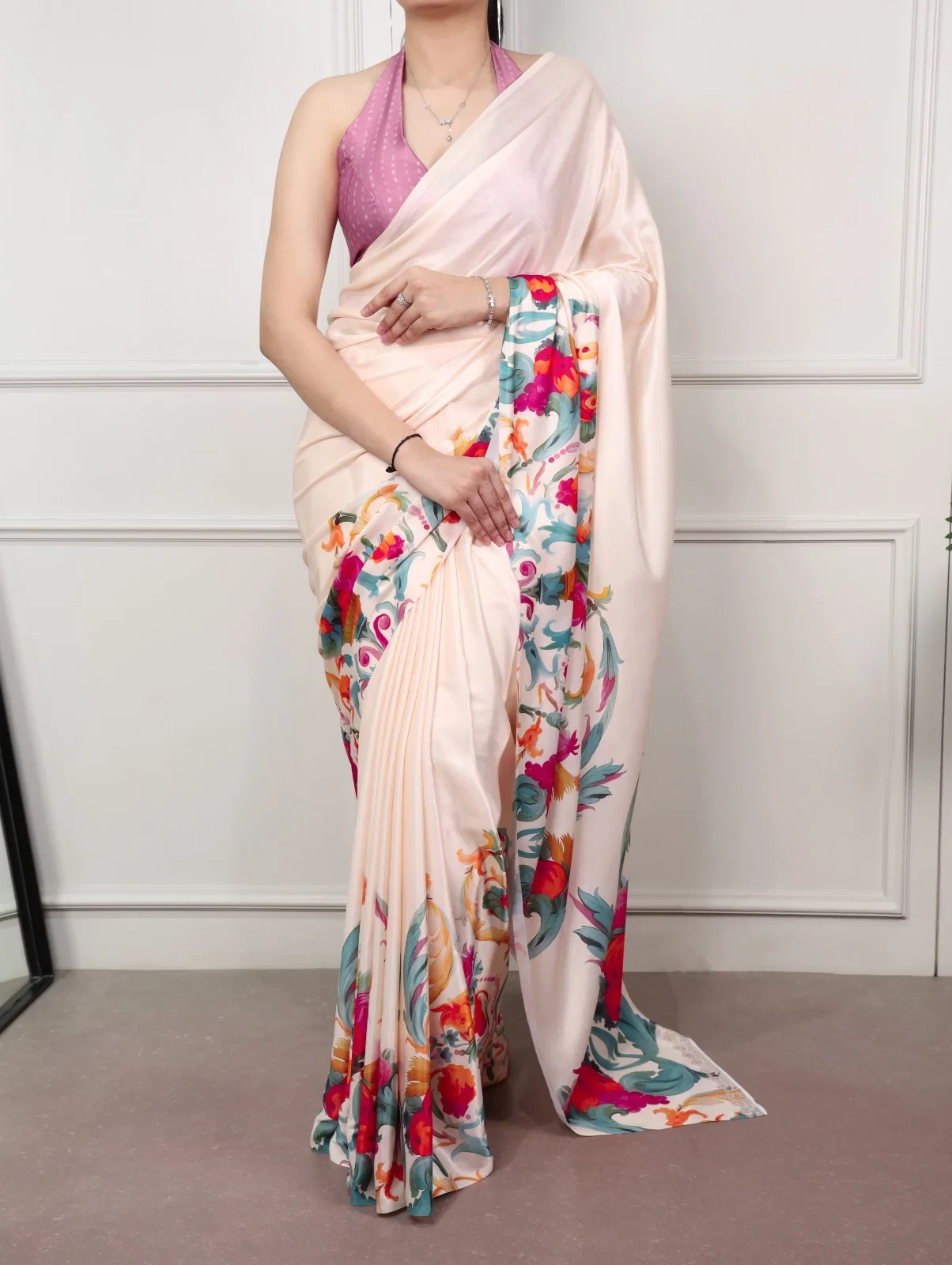 Taraa L 7001 Satin Silk Printed Party Wear Saree Collection - Image 10