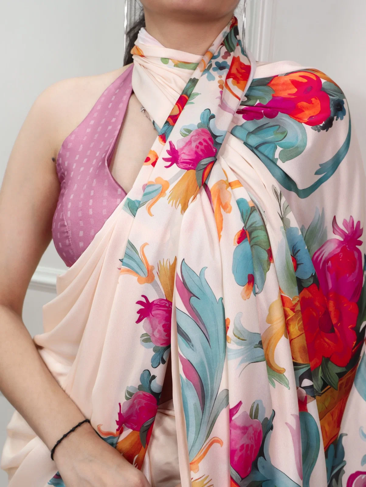 Taraa L 7001 Satin Silk Printed Party Wear Saree Collection - Image 11