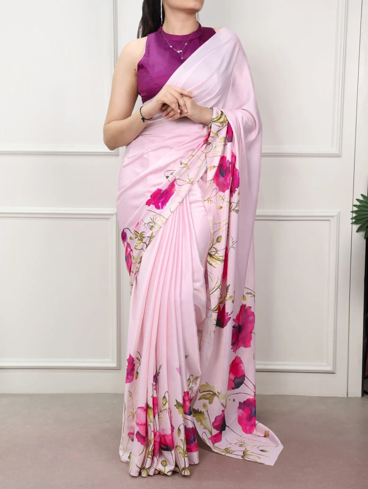 Taraa L 7001 Satin Silk Printed Party Wear Saree Collection - Image 3