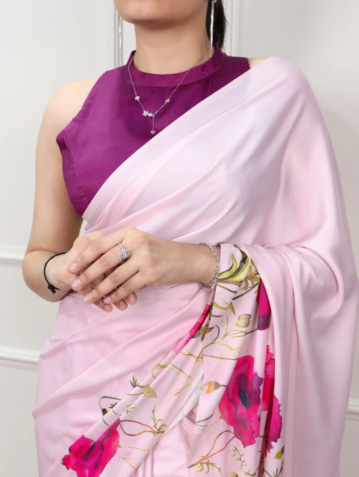 Taraa L 7001 Satin Silk Printed Party Wear Saree Collection - Image 5